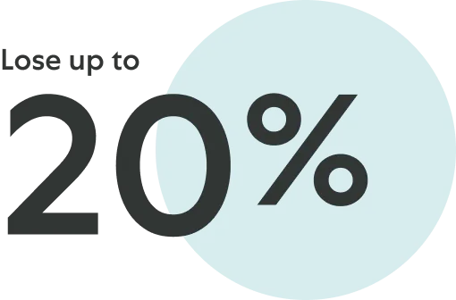 Lose-up to 20%